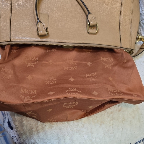 MCM Tan Satchel Bag - Picture 9 of 15